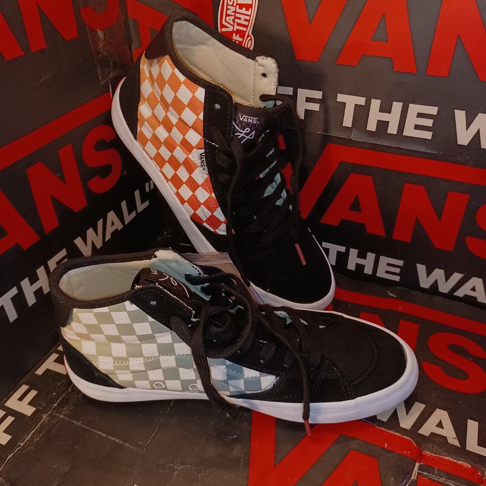 Vans Men's 8.5/Women's 10 The Lizzie Checkerboard Black/Multi VN0A4BX1BML